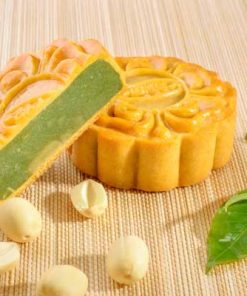 bánh trung thu dinh dưỡng hạt sen trà xanh