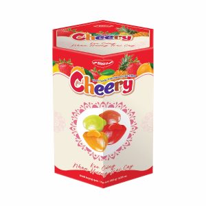 Kẹo cứng Cherry hộp giấy Đỏ 120 gam (MSP: CHĐ120)