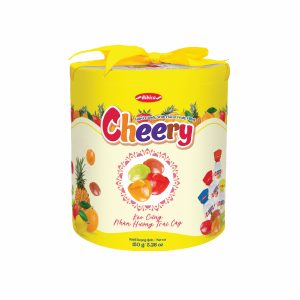 Kẹo cứng Cherry hộp giấy Vàng 150 gam (MSP: CHV)