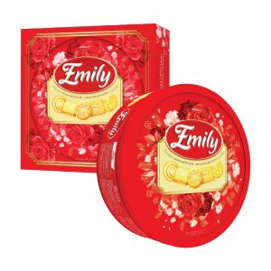 Bánh hỗn hợp Hộp nhựa Emily Hoa Hồng 300 gam (MSP: EHH300)