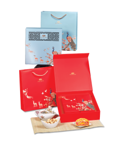 HỘP BÁNH TRUNG THU BÁCH NGUYỆT ĐỎ - XANH (Mã: BN Đ-X)