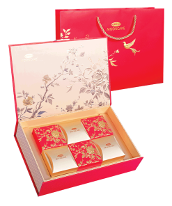 Hộp Bánh Trung Thu Cao Cấp Kim Nguyệt Đỏ (Mã: KNĐ)