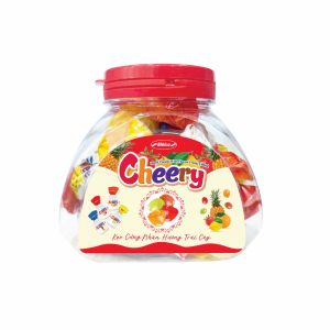 Kẹo cứng nhân trái cây Cherry hộp nhựa Đỏ 80 gam (MSP: CHĐ80)